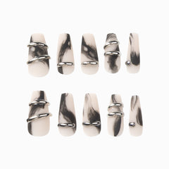 24pcs/Set Press On Nails JP2613