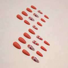 24pcs/Set Press On Nails W1475