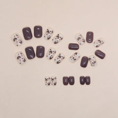 24pcs/Set Press On Nails W1137