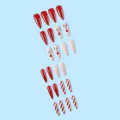 24pcs/Set Press On Nails CY430