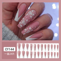 24pcs/Set Press On Nails CY144