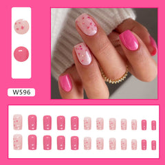 24pcs/Set Press On Nails W596