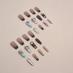 24pcs/Set Press On Nails Z781