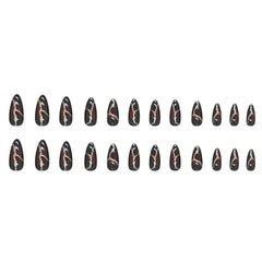 24pcs/Set Press On Nails W524