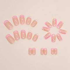 24pcs/Set Press On Nails W1221
