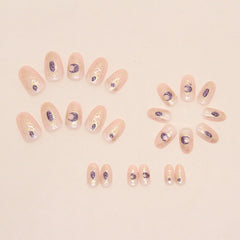 24pcs/Set Press On Nails W744