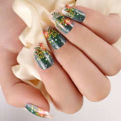 24pcs/Set Press On Nails SDM-ZH102