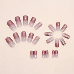 24pcs/Set Press On Nails W1023