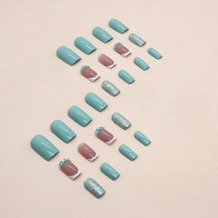 24pcs/Set Press On Nails Z768