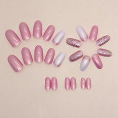 24pcs/Set Press On Nails W1424