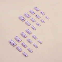 24pcs/Set Press On Nails W714