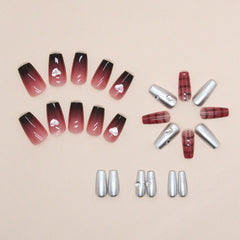 24pcs/Set Press On Nails Z749