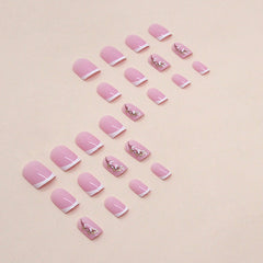 24pcs/Set Press On Nails W1130