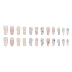 24pcs/Set Press On Nails Z797
