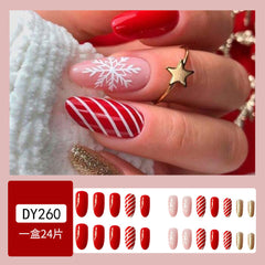 24pcs/Set Press On Nails DY260