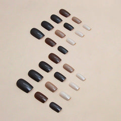 24pcs/Set Press On Nails W1450