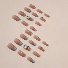 24pcs/Set Press On Nails Z826