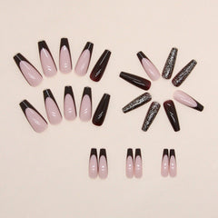 24pcs/Set Press On Nails W1133