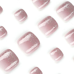 Press On Toe nails Set 24pcs/set JP2334