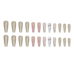 24pcs/Set Press On Nails W1020