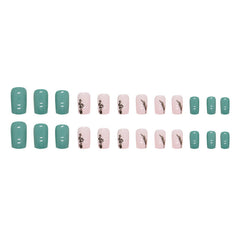 24pcs/Set Press On Nails W1263