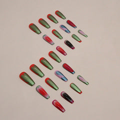 24pcs/Set Press On Nails W1376