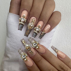 24pcs/Set Press On Nails Z821