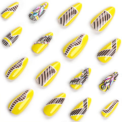 24pcs/Set Press On Nails JP3018