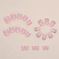 24pcs/Set Press On Nails W1096