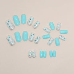 24pcs/Set Press On Nails W1128