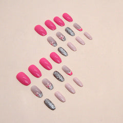 24pcs/Set Press On Nails W1269