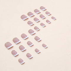 24pcs/Set Press On Nails W560
