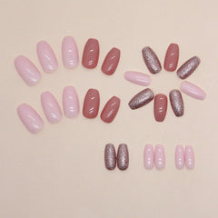 24pcs/Set Press On Nails W1297