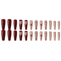 24pcs/Set Press On Nails CY134