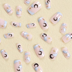 24pcs/Set Press On Nails JF0711