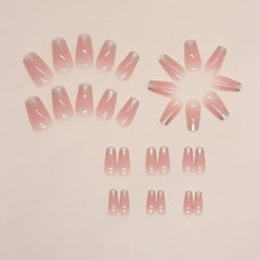 24pcs/Set Press On Nails S010