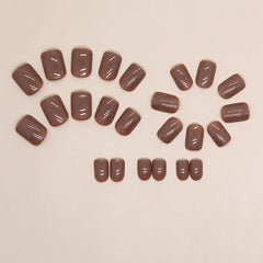 24pcs/Set Press On Nails CF036