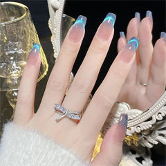 24pcs/Set Press On Nails M002