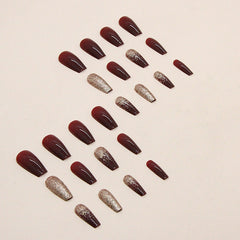 24pcs/Set Press On Nails W441