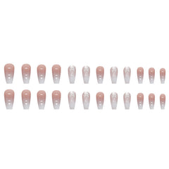 24pcs/Set Press On Nails W559