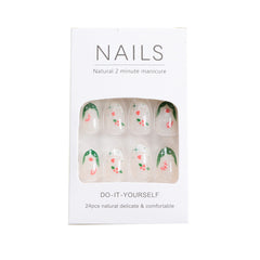24pcs/Set Press On Nails JF0739