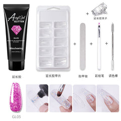 Nail Art Extension Gel glitter-5