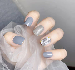 Nnatural & Flexible Press On Nails 24PCS/set HS-123 best seller