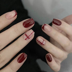 24pcs/Set Press On Nails DY917