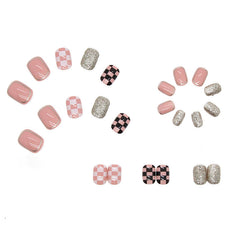 24pcs/Set Press On Nails R819