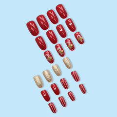 24pcs/Set Press On Nails DZ374-B7