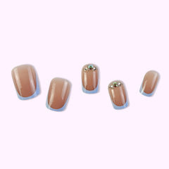 24pcs/Set Press On Nails DZ129