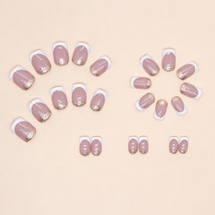 24pcs/Set Press On Nails W560