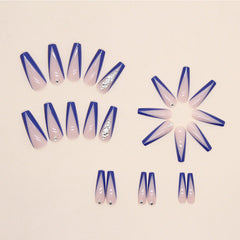 24pcs/Set Press On Nails Z651