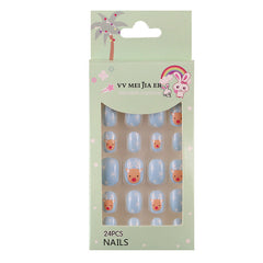 Mini Press On Nails For Kids 24 Pcs Christmas KPN6-007